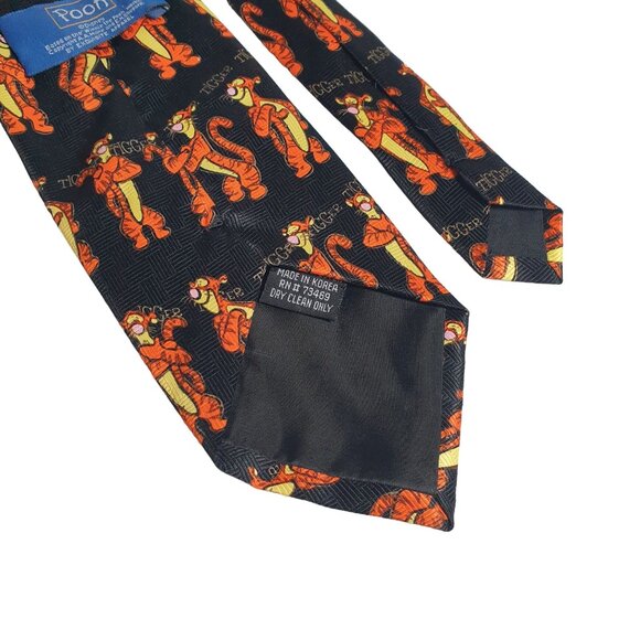 Disney Tigger Necktie Men Featuring Winnie The Pooh Vintage Collectable Cartoon - Picture 5 of 5